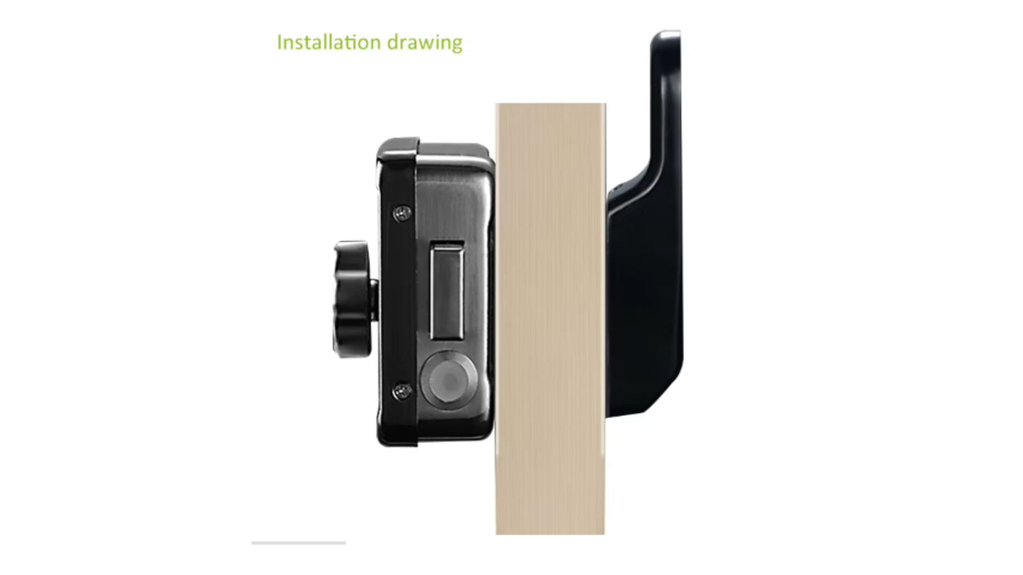 Cerradura SMART FINGERPRINT Huella/Clave/ Tarjeta