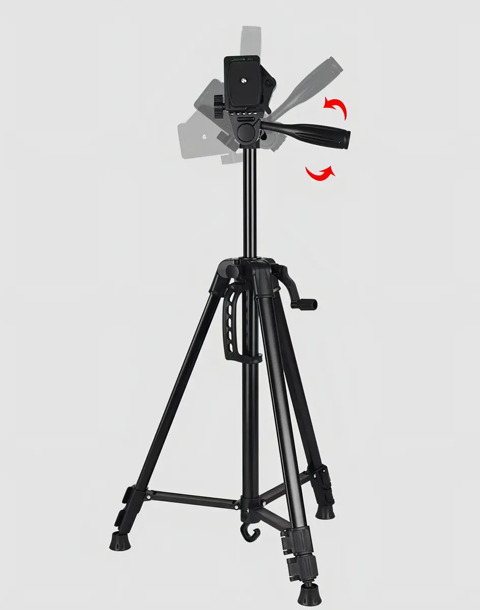 Trípode Para Cámara 360° Profesional Color Negro