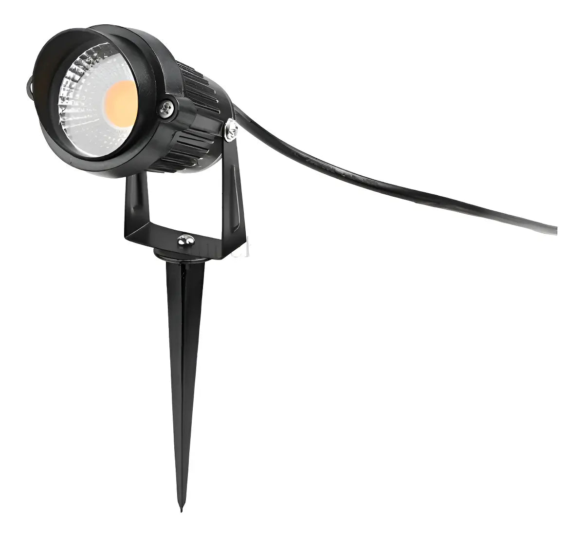 Foco Led Estaca Jardín 7w Luz Cálida