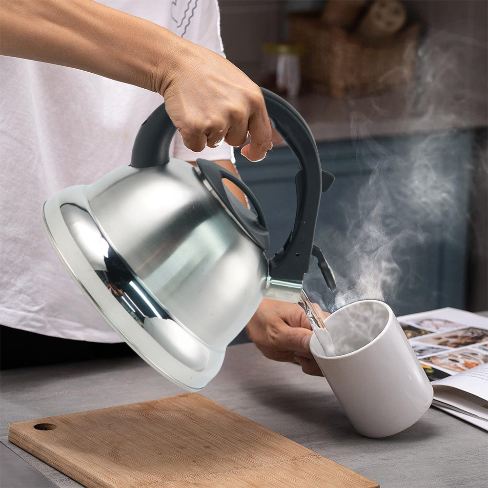 Tetera con Silbato 2,5 Litros para Cocina de Inducción
