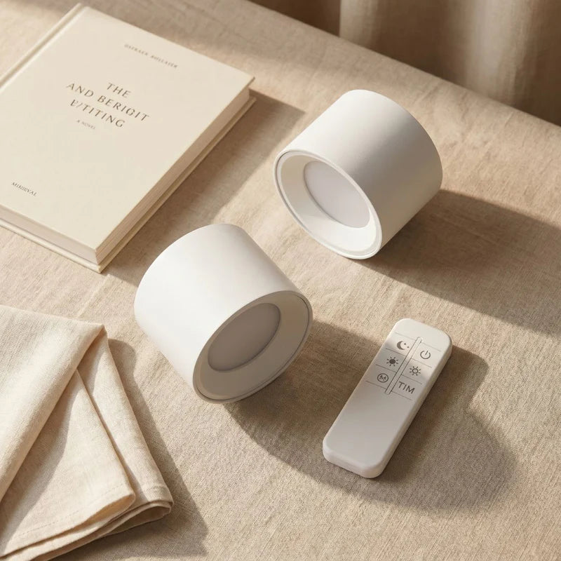 Lámparas de Velador Bidireccional 360° / USB / Control Remoto