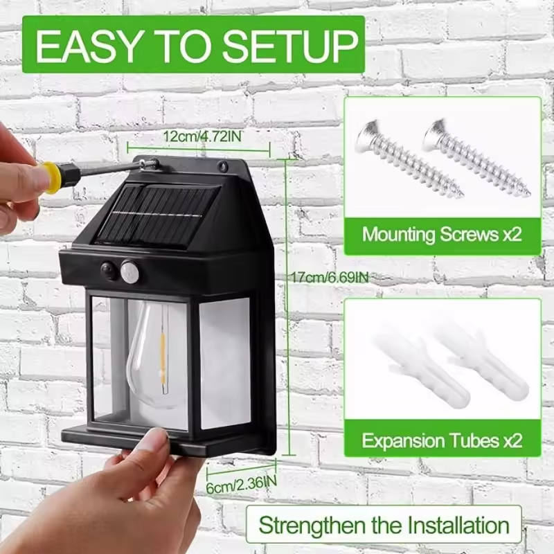 Aplique Solar LED Con Sensor de Movimiento Pack x4 – Ilumina tu Hogar por $9990 | Envío GRATIS