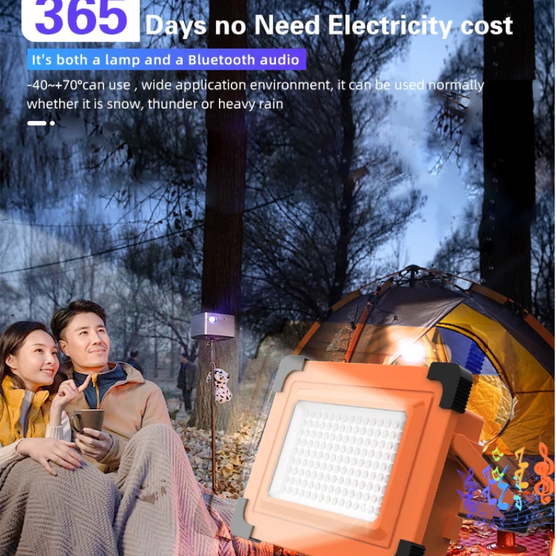 KIT SOLAR DE EMERGENCIA CAMPING BLUETOOTH  LINTERNA