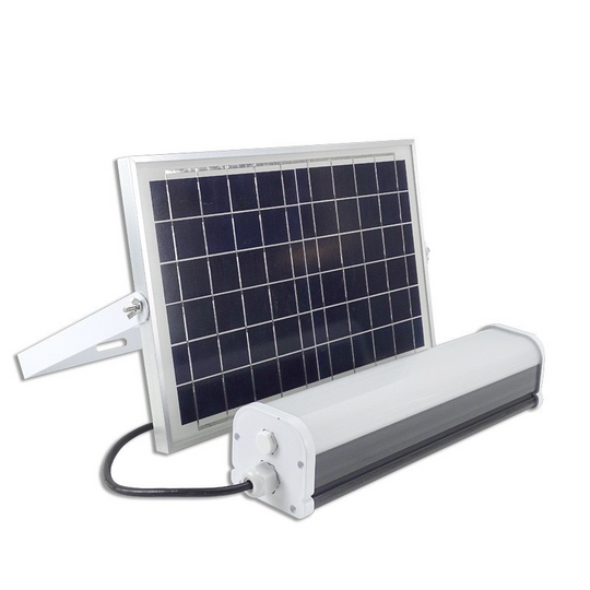 FOCO SOLAR LED BARRA 30W BATERIA LiFePo4 10 AH