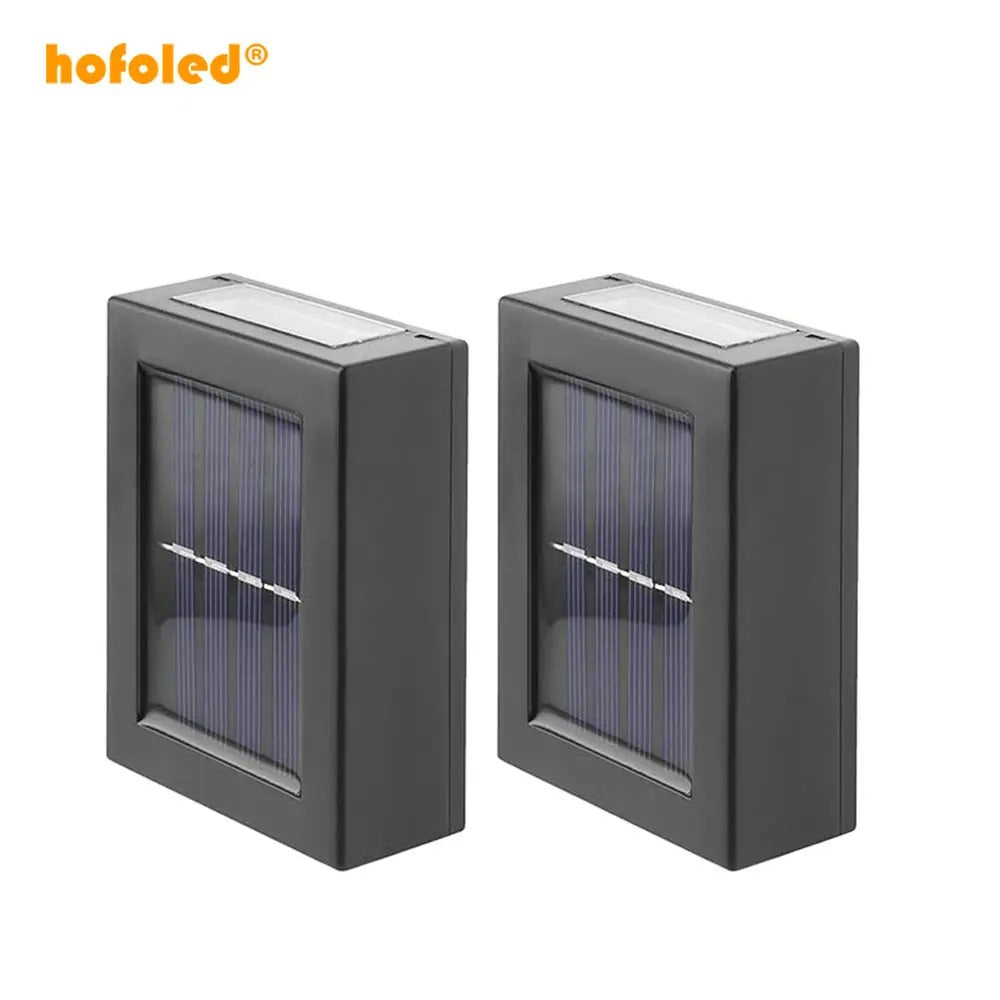 Pack X4 Aplique Solar LED  3500K Luz Cálida o Fría