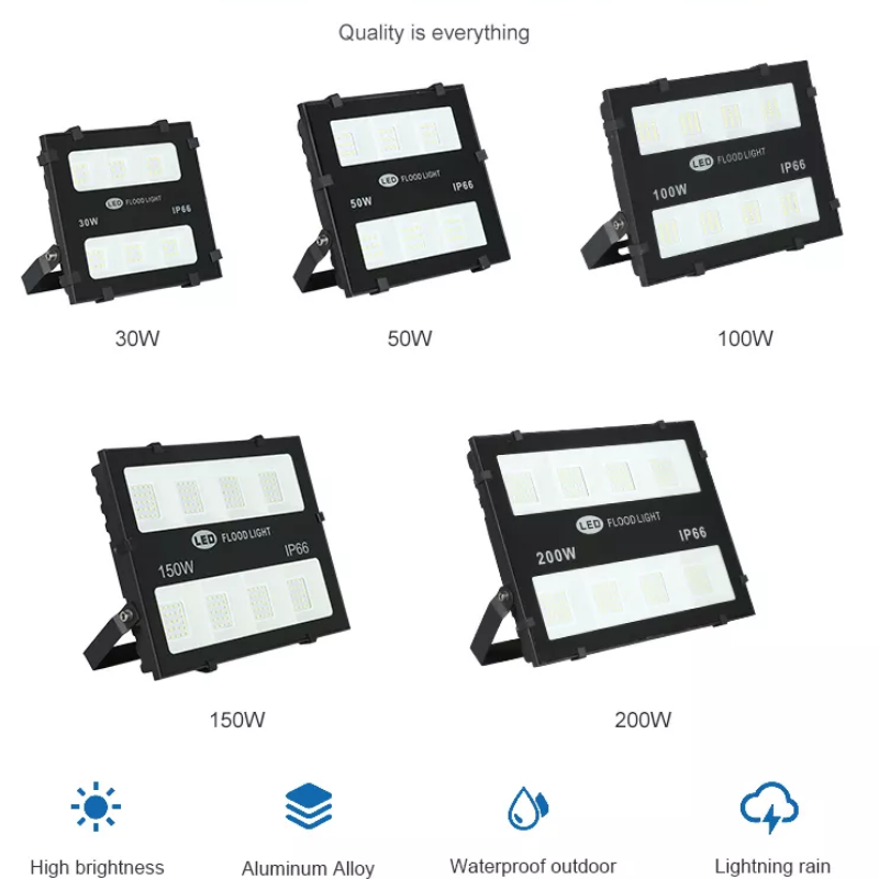 REFLECTOR ELÉCTRICO LED 30W EXTERIOR 6500K / CONTROLADOR PHILLIPS