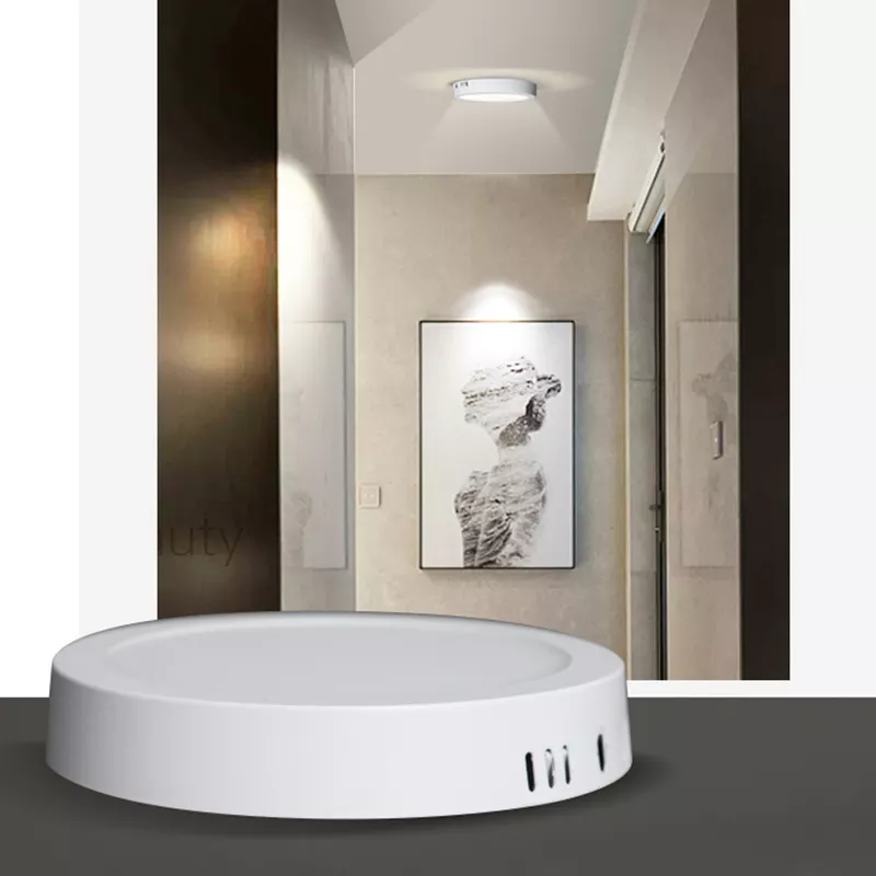 PLAFON LED 18W SOBREPUESTO REDONDO LUZ CALIDA / FRIA