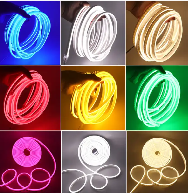 CINTA DE LUZ LED NEON 5 MTS TRANSFORMADO 12V