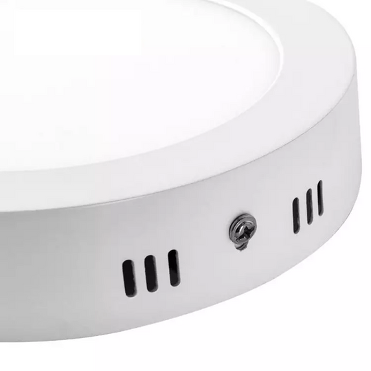 PLAFON LED 18W SOBREPUESTO REDONDO LUZ CALIDA / FRIA