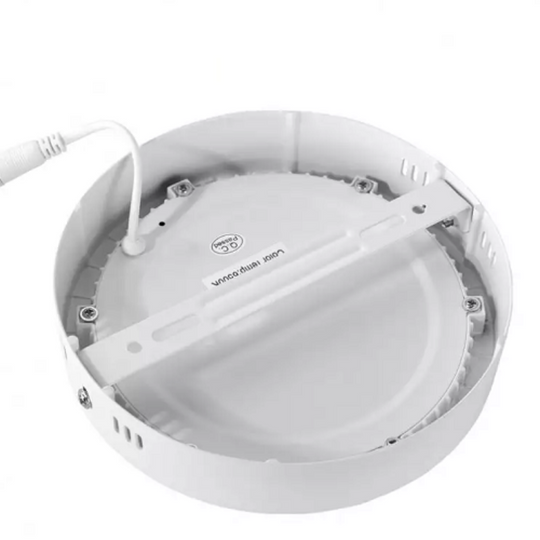 PLAFON LED 12W SOBREPUESTO REDONDO LUZ CALIDA / FRIA