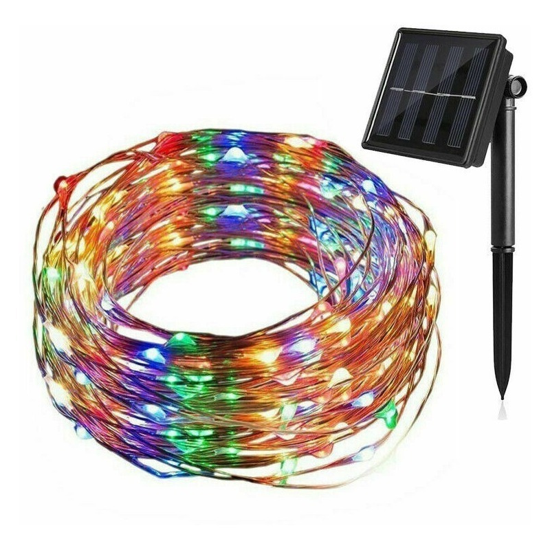 LUZ SOLAR HADA LUZ CÁLIDA / MULTICOLOR 10 - 20 - 30 MTS