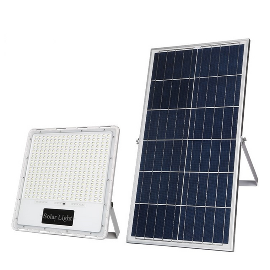REFLECTOR SOLAR LED CUERPO ALUMINIO 400W BATERIA LiFePo4 30Ah
