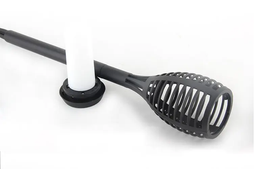 Pack X2 Estaca Solar Antorcha Fuego Impermeable Decoración