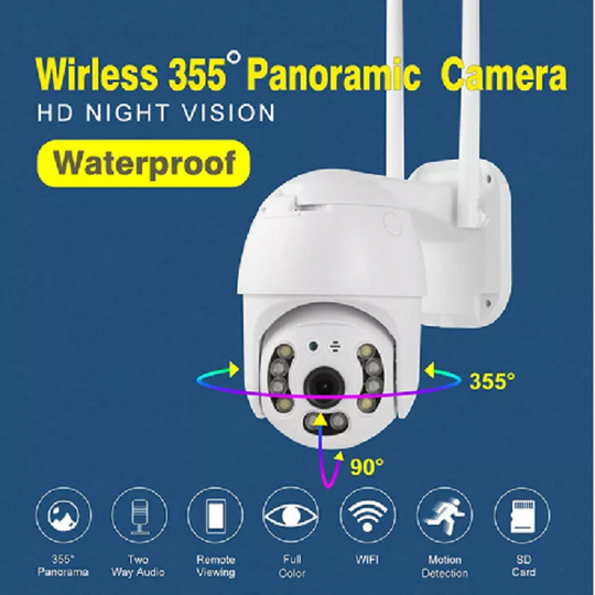 Cámara Ip Wifi Exterior Inalámbrica Zoom 5x