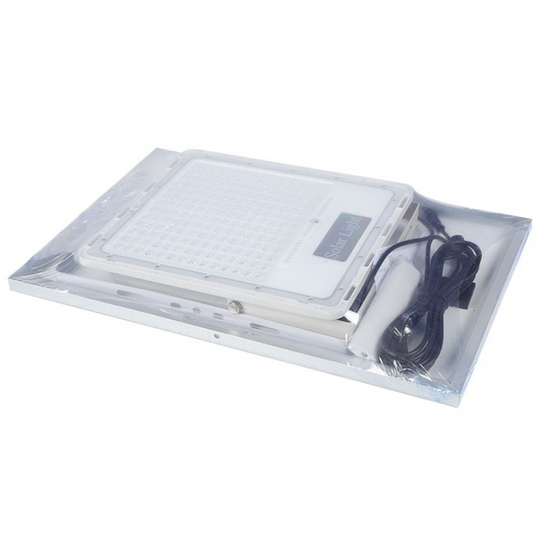 REFLECTOR SOLAR LED CUERPO ALUMINIO 200W BATERIA LiFePo4 20Ah