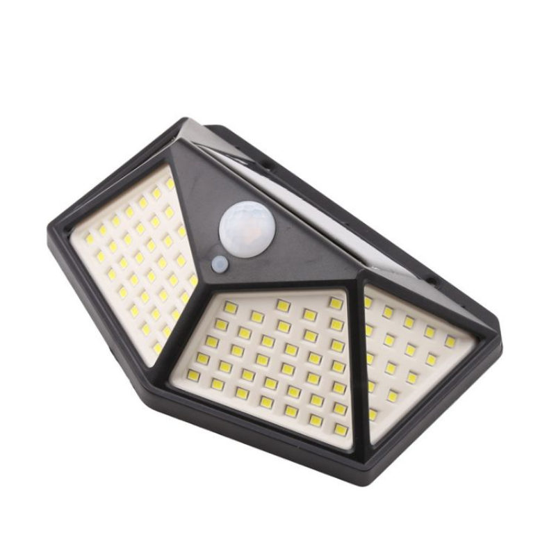 PACK X 4 FOCO SOLAR APLIQUE 100 LED