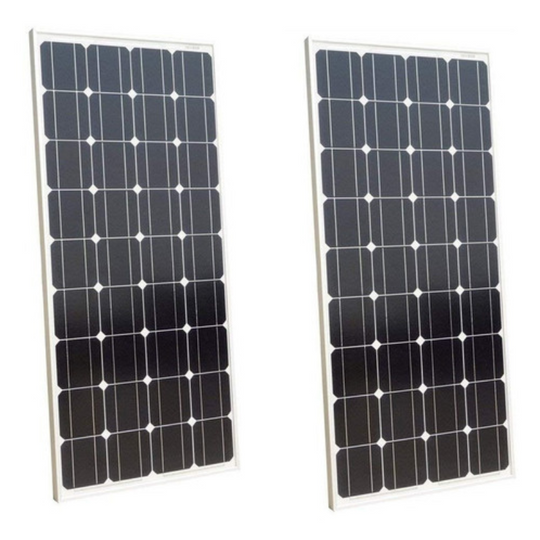 2 x 1 PANEL SOLAR MONOCRISTALINO FOTOVOLTAICO  200W /12V