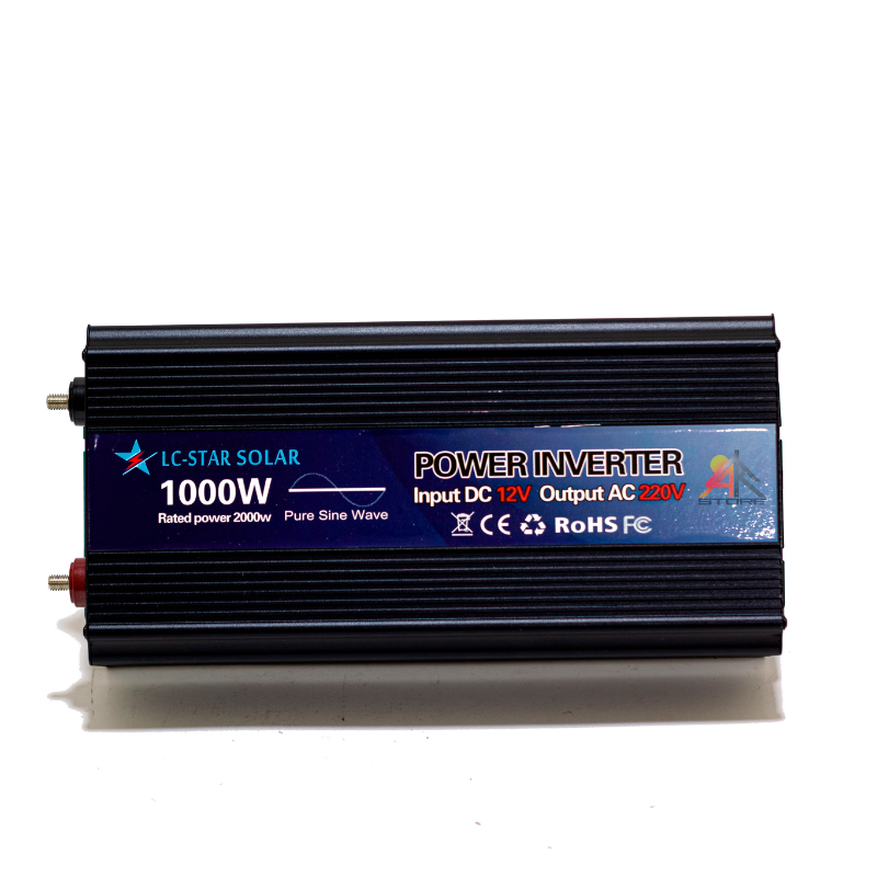 INVERSOR SOLAR ONDA PURA 1000 W / 12 V SISTEMA FOTOVOLTAICO