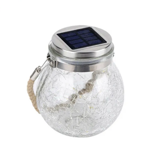 PACK 2 UNDS LÁMPARA SOLAR DE MESA / COLGANTE ESTILO FAROL CON HADAS LED