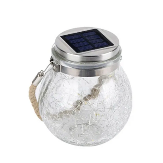 PACK 2 UNDS LÁMPARA SOLAR DE MESA / COLGANTE ESTILO FAROL CON HADAS LED