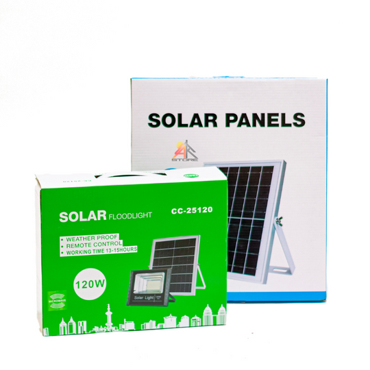 REFLECTOR SOLAR 120W BATERIA LITIO 8.000 AH