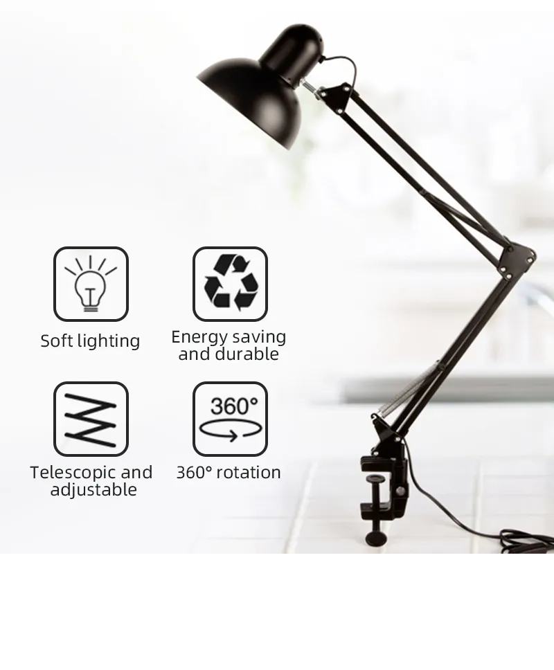 Lampara Escritorio / Mesa / Estudio / Flexible 360°
