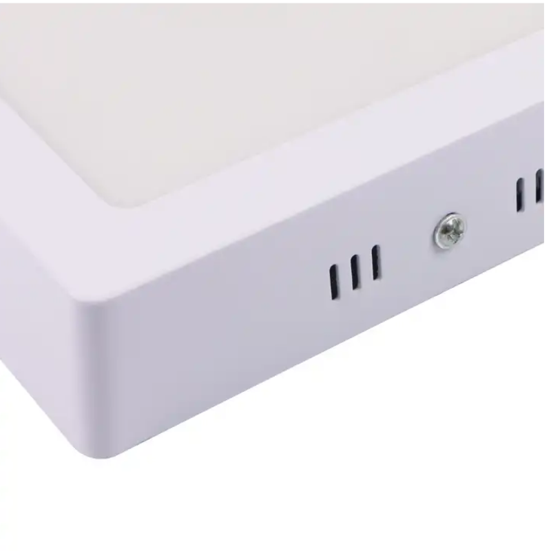 PLAFON LED 12W SOBREPUESTO CUADRADO LUZ CALIDA / FRIA