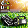 KIT SOLAR DE CAMPING RADIO BLUETOOTH, LINTERNA Y AMPOLLETAS