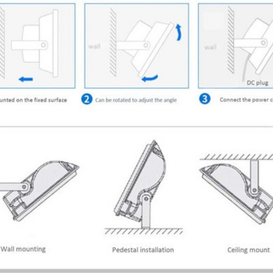 REFLECTOR SOLAR 600W BATERIA LITIO 12.000 AH