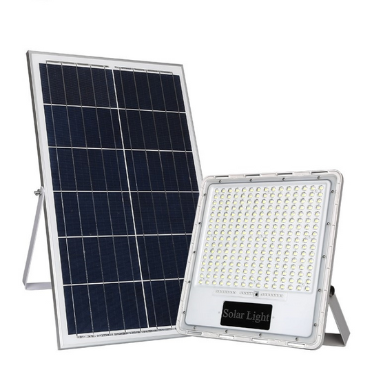 REFLECTOR SOLAR LED CUERPO ALUMINIO 300W BATERIA LiFePo4 25Ah