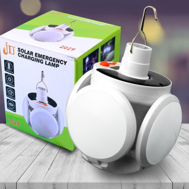 AMPOLLETA SOLAR LED DE EMERGENCIA RECARGABLE / 40 W