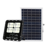 REFLECTOR SOLAR LED CUERPO ALUMINIO NEGRO 30W BATERIA LiFePo4 5AH