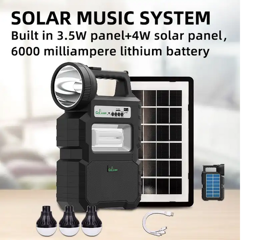 KIT SOLAR DE CAMPING E ILUMINACION CL-810