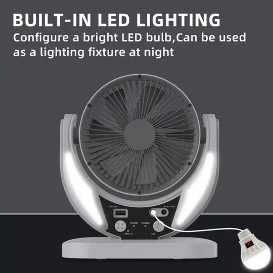 KIT SOLAR DE CAMPING E ILUMINACION GD8025