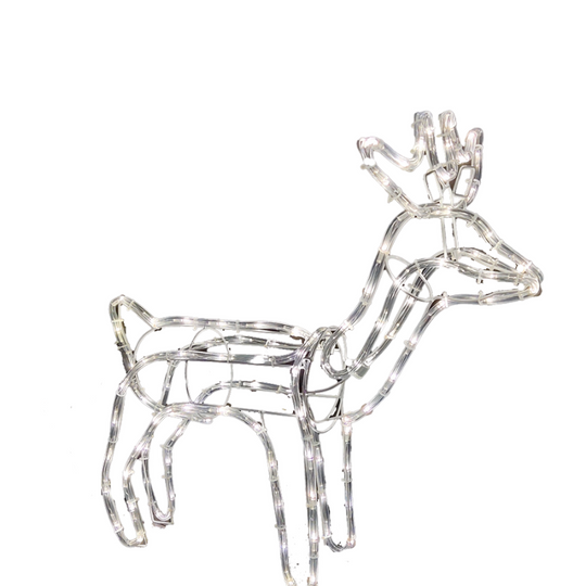 RENO SOLAR LED NAVIDEÑO EXTERIOR LUZ CALIDA / MULTICOLOR