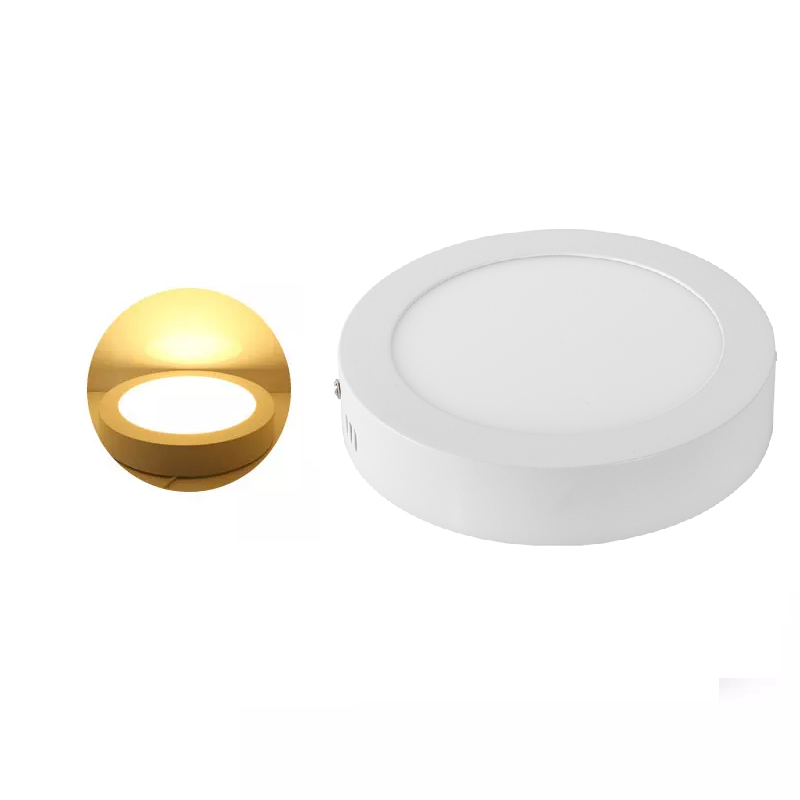 PLAFON LED 24W SOBREPUESTO REDONDO LUZ CALIDA / FRIA