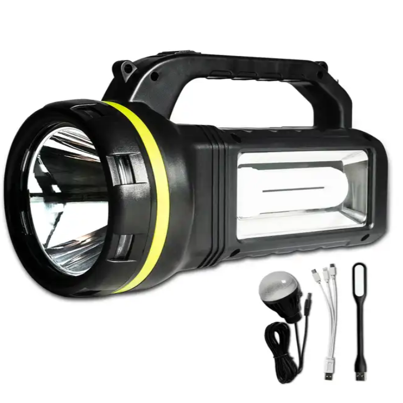 KIT SOLAR DE CAMPING RADIO BLUETOOTH, LINTERNA Y AMPOLLETAS
