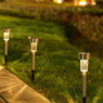 PACK X 12 ESTACAS SOLARES DE CAMINO PARA JARDIN IMPERMEABLES
