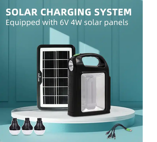 KIT SOLAR DE CAMPING E ILUMINACION CL-02