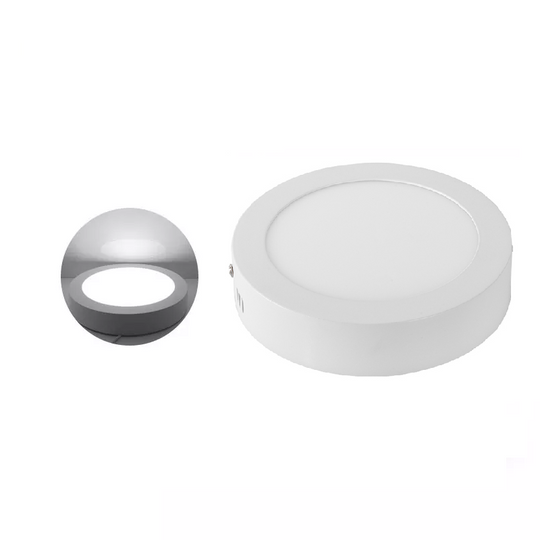 PLAFON LED 12W SOBREPUESTO CUADRADO LUZ CALIDA / FRIA