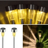 PACK X 12 ESTACAS SOLARES DE CAMINO PARA JARDIN IMPERMEABLES
