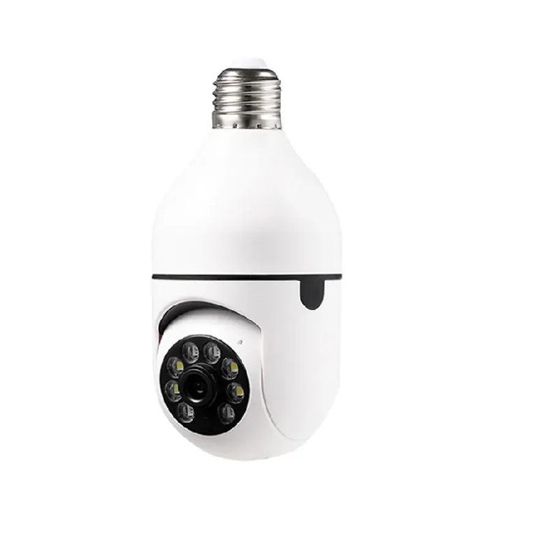 Cámara De Seguridad IP Tipo Ampolleta 360°