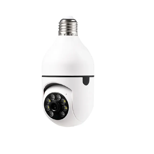 Cámara De Seguridad IP Tipo Ampolleta 360°