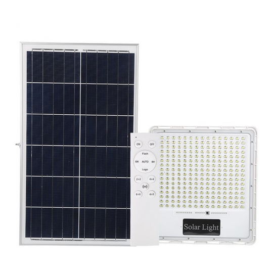 REFLECTOR SOLAR LED CUERPO ALUMINIO 300W BATERIA LiFePo4 25Ah