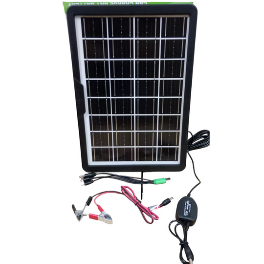 CARGADOR PANEL SOLAR 15W MULTIFUNCIONAL 16V