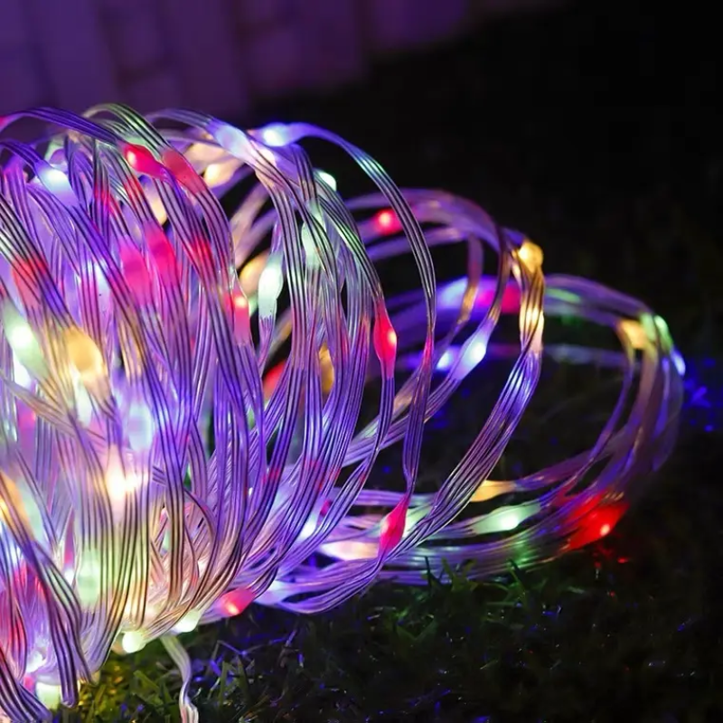 Luz Guirnalda Hada Cable Impermeable 10mts 10led Decoración