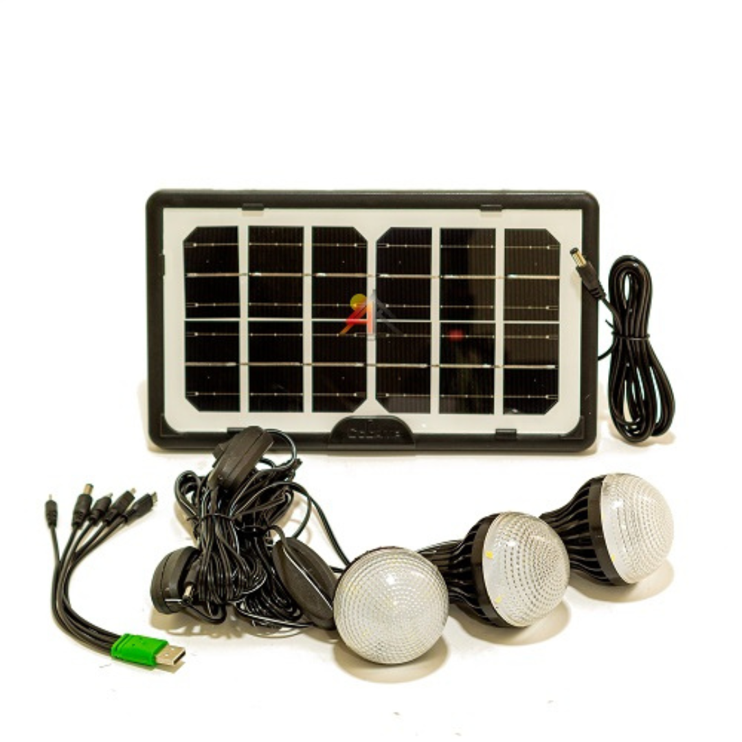 Kit Solar De Emergencia Camping 36hrs / Panel Solar 3.5W.