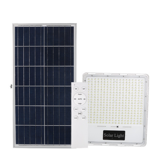 REFLECTOR SOLAR LED CUERPO ALUMINIO 400W BATERIA LiFePo4 30Ah