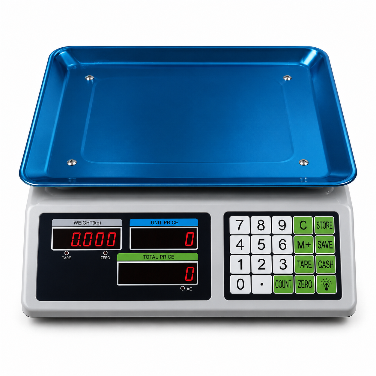 Pesa Balanza Bascula Digital 40 Kg Acero Inoxidable