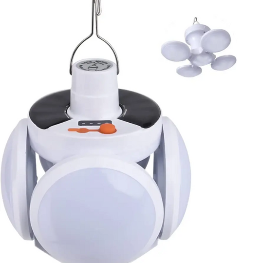 AMPOLLETA SOLAR LED DE EMERGENCIA RECARGABLE / 40 W